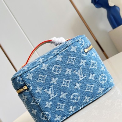 Louis Vuitton - M27946 Nice Mini Cosmetic Pouch Monogram Denim