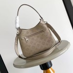Louis Vuitton All Around Small Handbag Black Monogram Perforated Leather M28306 Crossbody Bag