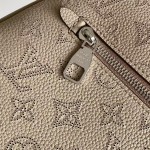 Louis Vuitton All Around Small Handbag Black Monogram Perforated Leather M28306 Crossbody Bag