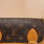 Louis Vuitton Satchel Mini Bag M26805 - Monogram Canvas with Aged Leather and Metallic Hardware