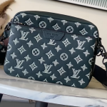 Louis Vuitton Trio Messenger Bag with Monogram Shadow Embossed Calf Leather