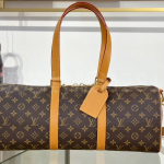 Louis Vuitton Needle Handbag M28116 Monogram Canvas Shoulder Bag with Leather Trim