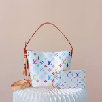 Louis Vuitton x Takashi Murakami All In BB M13089 White Multi Handbag